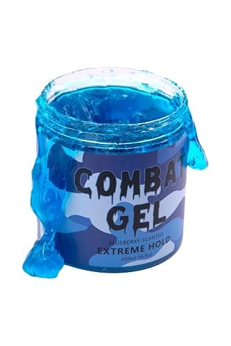Combat Gel extreme hold hair gel (500 ML, Blueberry) - Image 1