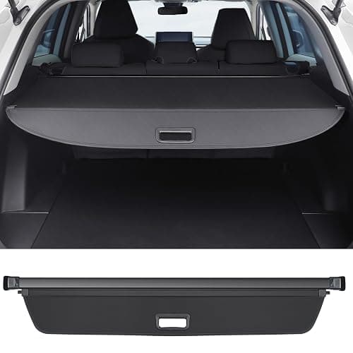 smnuxwm Canvas Cargo Cover for Volkswagen Tiguan 2018 2019-2024,Retractable Trunk Shielding Shade for VW Tiguan Accessories,Cargo Luggage Cover - Image 1