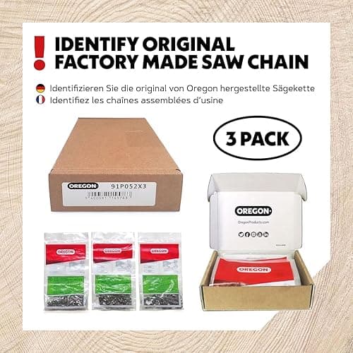 Oregon S56x3 3-Pack AdvanceCut Chainsaw Chains for 16-Inch Bar -56 Drive Links – Low-Kickback, Fits Husqvarna, Echo, Poulan, Wen and more - 3 Pack thumbnail 5