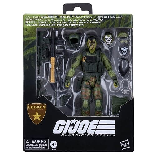 G.I. Joe Classified Series Legacy Collection: Action Soldier - Special Forces, Collectible 6 Inch Action Figure Set with 16 Accessories | G.I. Joe Classified 6 Inch Action Figure Legacy Deluxe - Special Forces Soldier thumbnail 3