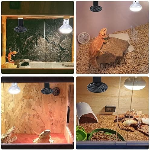 LUCKY HERP 100W Ceramic Heat Emitter, Reptile Heat Bulbs, Ceramic Heat Lamp for Reptiles, Amphibian, Chicken, Dog, Cat (2-Pack) thumbnail 6