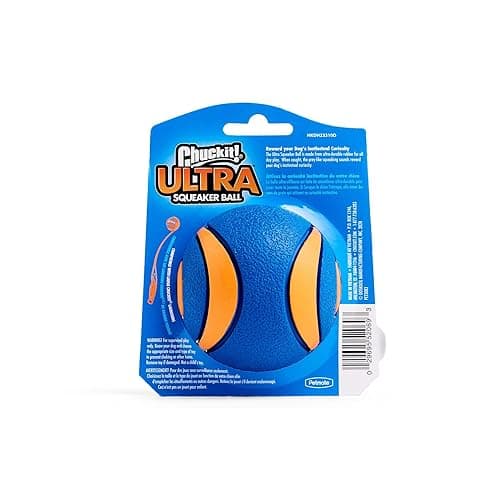 Chuckit! Ultra Squeaker Ball Dog Toy, Large (3 Inch) 1 Pack, for Large Breeds thumbnail 6