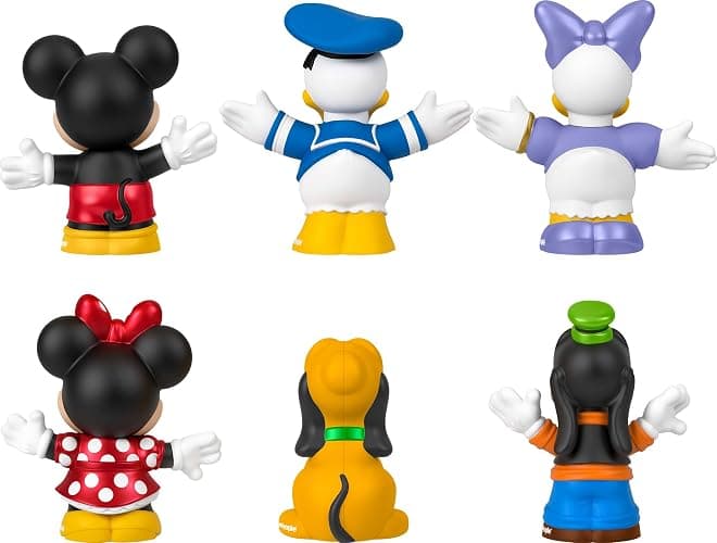 Fisher-Price Little People Toddler Toy Disney Mickey Mouse & Friends 6-Piece Figure Set for Preschool Pretend Play Kids Ages 18+ Months thumbnail 6