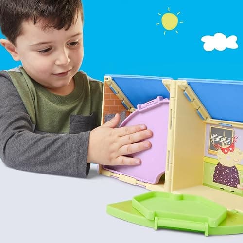 PEPPA PIG Peppa's Pop-Open Playgroup Playset with Figure, Preschool Toys for 3 Year Old Girls and Boys and Up thumbnail 6