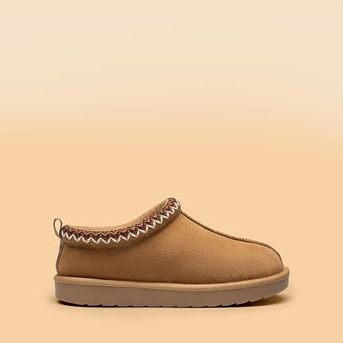 DREAM PAIRS Women's Fuzzy Cozy Slippers Genuine Suede Indoor Outdoor Fluffy Home Comfy Winter Slip On Cute Warm Memory Foam Furry Shoes FuzzyEasy thumbnail 5
