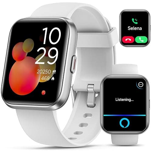 Smartwatch for Women, Compatible with Android & iPhone, 1.8'' Fitness Tracker Watch with Alexa, Call & Notification Alerts, Heart Rate & Sleep Monitor, 120 Sports Modes, Waterproof Watch for Women - Image 1