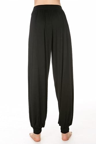 LANMAY Women's Elastic Soft Rayon Blend Yoga Sports Pants Dance Harem Pants thumbnail 2