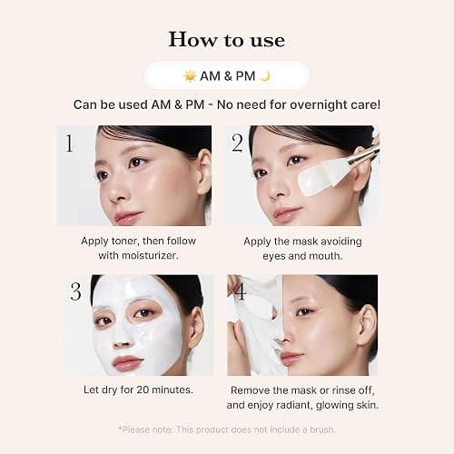 medicube Collagen Glazed Milky Glow Daytime Wrapping Mask | Quick & Easy-to-Peel Mask for Radiance, Hydration & Smooth Texture | Glutathione, Niacinamide, 130Da Collagen for Plumped, Glass Glow Skin thumbnail 6