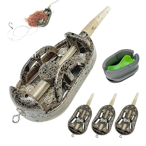 Method Feeder Lot de 25 g 35 g 45 g avec moule à dégagement rapide Accessoires pour carpe Barbel grossier thumbnail 9