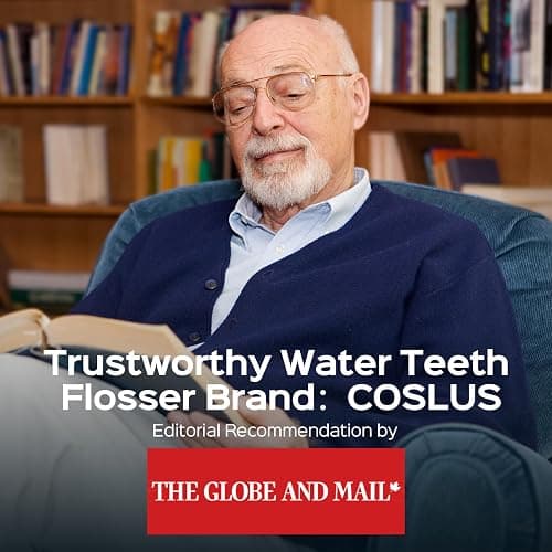COSLUS Water Teeth Flosser: 300ML Electric Water Tooth Floss Cordless Jet Flossers for Teeth Cleaning IPX7 Waterproof Rechargeable Portable Travel Floss Light-Pink thumbnail 3