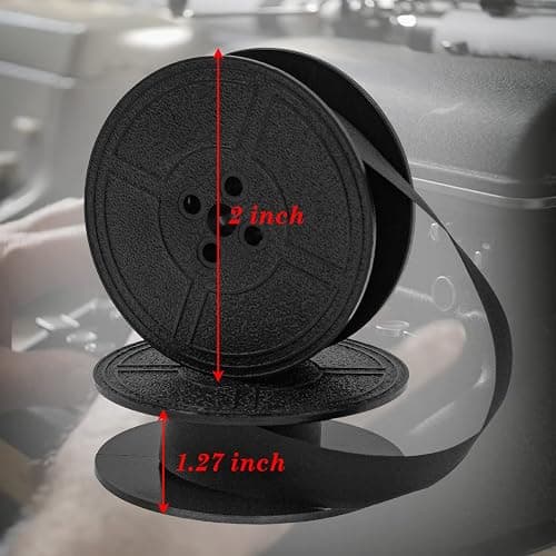 Vintage Manual Typewriter Spool Ribbon Black Ink- for Royal… thumbnail 2