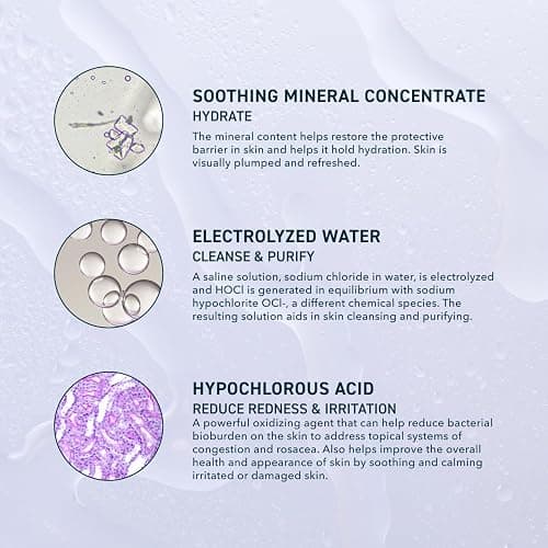 Prequel Skin Universal Skin Solution Hypochlorous Acid Spray for Face and Body. Fine Mist HOCL Facial Cleanser and Dermal Spray with Minerals & Electrolyzed Water - pH-Stabilized Care. 4oz thumbnail 4