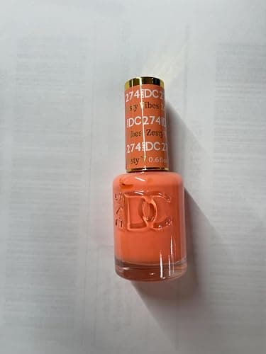 DND DC Gel Polish Set, Orange Collection, UV/LED GelPolish and Air Dry Nail Lacquer, Matching Chip-Free Polish Duo, 0.5 Fl Oz Each thumbnail 9