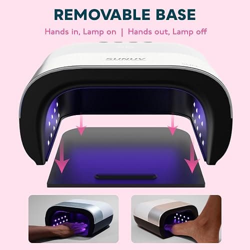 SUNUV Led Nail Lamp,Professional Nail Dryer for Gel Polish Curing Light Machine, with Automatic Sensor and LCD Display for Home and Nail Salon thumbnail 8