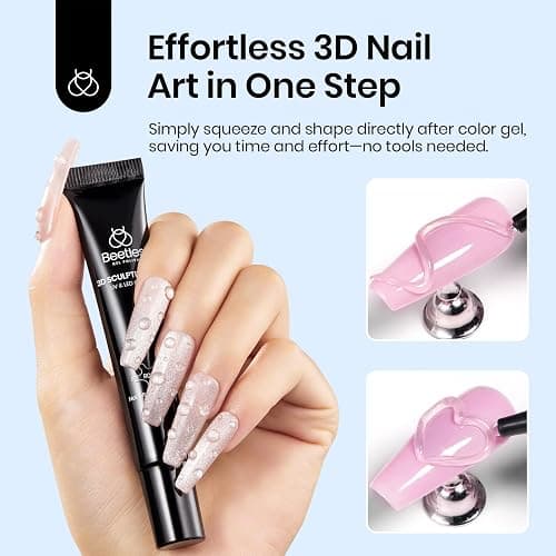 3D nail art sculpting gel thumbnail 3