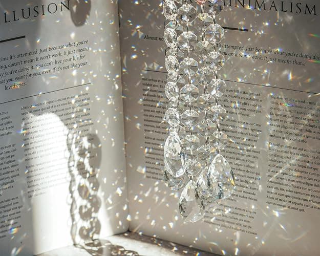 KANPURA 1ft 10pcs Teardrop Crystals Garland,Crystal Teardrop Chandelier Replacement,Hanging Glass Crystals for Chandelier, Christmas Tree, Wedding Decor(Clear) thumbnail 6