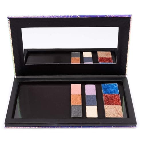 Allwon Magnetic Palette Mermaid Empty Makeup Palette with Mirror and 20Pcs Adhesive Empty Palette Metal Stickers for Eyeshadow Lipstick Blush Powder thumbnail 5