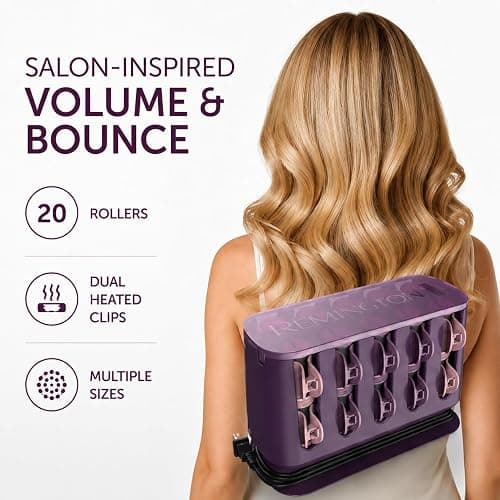 Remington Pro Hair Setter Hot Rollers, Curlers With Thermaluxe Advanced Thermal Technology thumbnail 2