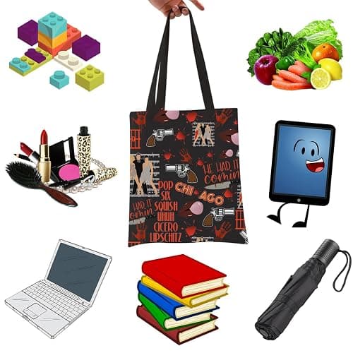 WCGXKO Musical Gift Musical Inspired Gift Six Squish Uh Uh Cicero Lipschitz Cosmetic Bag (Chi tote) thumbnail 4