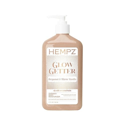 Hempz Glow Getter Body Lotion, Hydrating Moisturizer with Shimmer, 17 oz. - Image 1