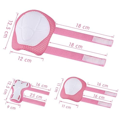 WayEee Protection Roller Enfant, Casque/Genouillères Enfant Ensemble de Protections, Equipement de Protection pour Roller, Skateboard, Vélo, Trottinette 3 à 10 ans thumbnail 5