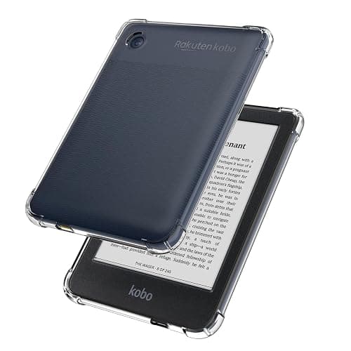 Tenano Clear Case for Kobo Clara Colour/BW/2E, 6" Lightweight Scratch-Proof Silicone Back Cover, Clear thumbnail 7