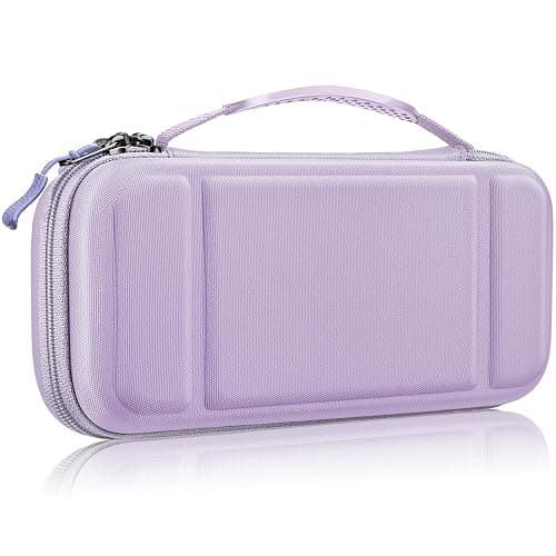 Fintie Carrying Case for Nintendo Switch OLED Model 2021/Switch 2017, [Shockproof] Hard Shell Protective Cover Travel Bag with 10 Game Card Slots & Inner Pocket - Image 1