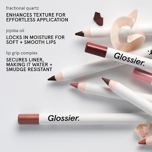 Glossier Lip Line Enhancing Pencil, Creamy Medium Coverage, Grip | Rose, Defines Natural Shape & Tone, Longwearing, Water, Smudge & Transfer-Resistant, Jojoba Oil, Sensitive Skin thumbnail 5