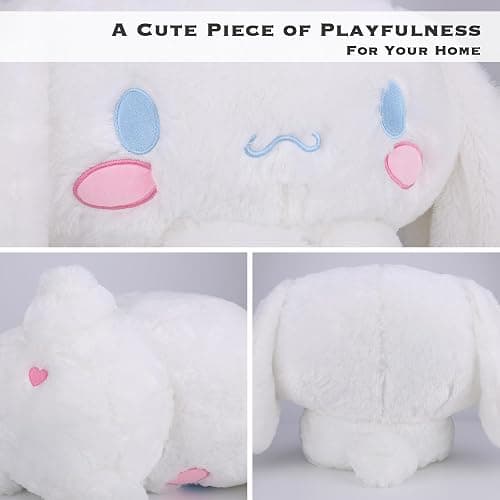 Juju White Kawaii Plush (20 in) - Cute Stuffed Animal Kawaii Plushies - Peluche Big Stuffed Animals Plushie - Peluches Grandes Cute Plushies - Cool Stuff Plush - Plushy (Fun) thumbnail 6