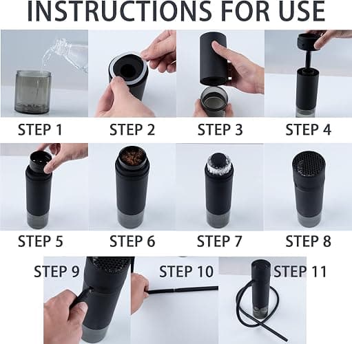 Hookah Set Portable Cup Hookah With Everything Great For Car Travel Include All Accessories thumbnail 4