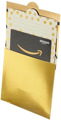 Amazon.com Gift Card in a Reveal (Various Designs) - 0 - Gold Dot Reveal - Image 1