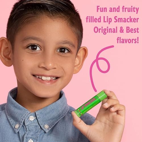 Lip Smacker Original & Best Party Pack - 10 Moisturizing Lip Balms, Classic Flavors, Hydrating & Protecting - Cruelty-Free- Oatmeal Cookie thumbnail 3