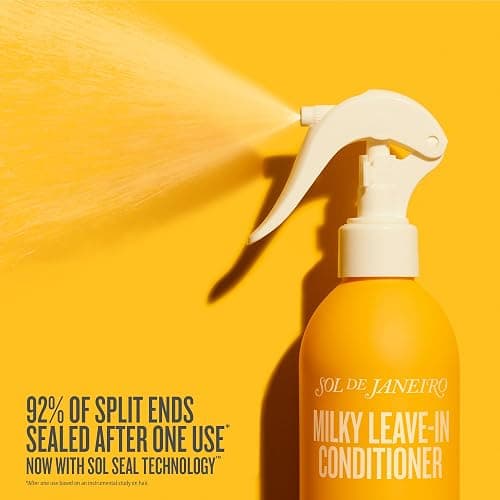 Sol de Janeiro Milky Leave-In Conditioner | Fights Frizz | Detangles | Heat Protection Spray For Hair | Vegan Formula thumbnail 10