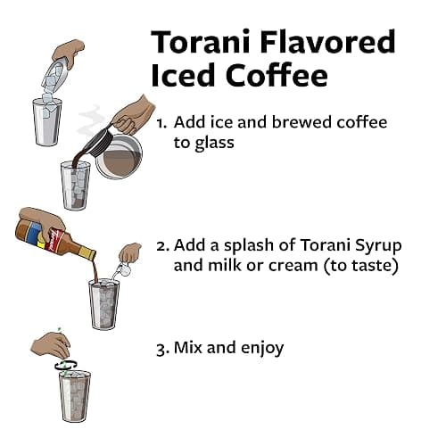 Torani Variety Pack Caramel, French Vanilla, Vanilla & Hazelnut, 25.4 Ounces (Pack of 4) - Caramel, French Vanilla, Vanilla, Hazelnut - 25.4 Fl Oz (Pack of 4) thumbnail 5