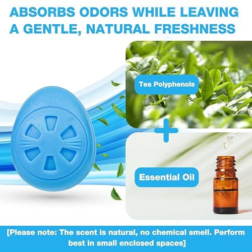 Air Jungles Shoes Deodorizer Ball 6 Count, Fresh Linen Scent, Odor Remover Balls for Sneakers, Gym Bags, Lockers, and Drawers. Essential Oil Provides Natural Freshness thumbnail 2