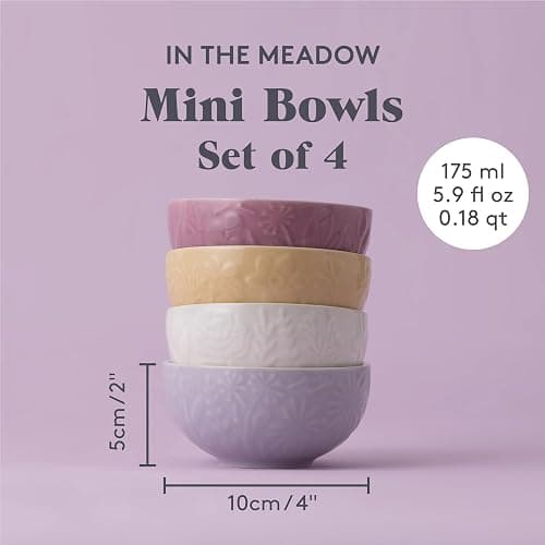 Mason Cash In The Meadow 6 oz Stoneware Prep Bowls | Set of 4 thumbnail 3