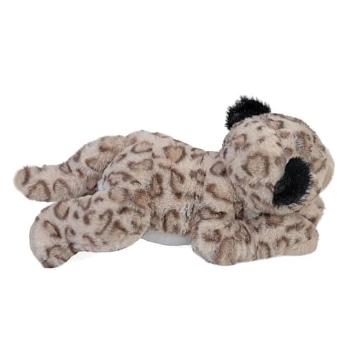 Wild Republic EcoKins Snow Leopard Stuffed Animal 12 inch, Eco Friendly Gifts for Kids, Plush Toy, Handcrafted Using 16 Recycled Plastic Water Bottles thumbnail 5