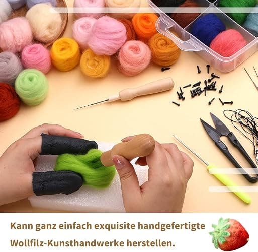 72 Farben Nadelfilz Set, für Anfänger  thumbnail 7