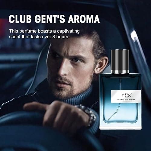 Ycz CLUB GENT'S AROMA, 1.7oz(50ml), Man Perfume, Nightclub Essential Fragrance, Long Lasting Cologne for Men with Aromatic Woody Notes of Aldehyde, Ginger, Mint, and Lemon thumbnail 6
