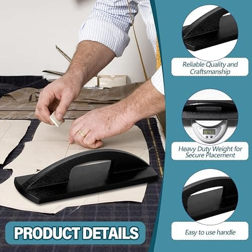 Zonon Pattern Weight Heavy Duty Cast Iron Fabric Cloth Sewing Weights for Sewing Cutting Accessories(1 Pcs) thumbnail 3