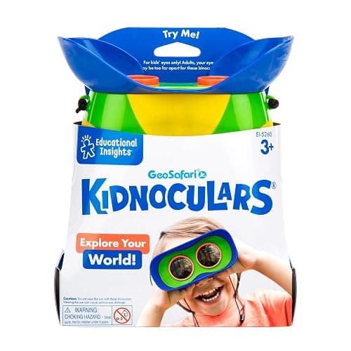 Educational Insights GeoSafari Kidnoculars - Toy Binoculars for Kids, Outdoor Toys for Kids Ages 4-8, Toddler Camping and Nature Toys, Lightweight Binoculars with Neck Strap, Bird Watching Gear thumbnail 8