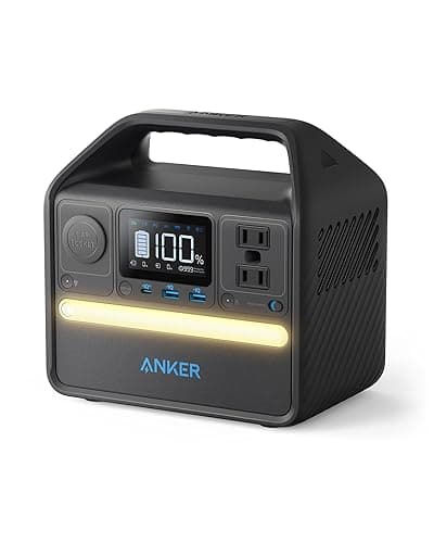 Anker 521 Portable Power Station Upgraded with LiFePO4 Battery, 256Wh 6-Port PowerHouse, 300W (Peak 600W) Solar Generator (Solar Panel Optional), 2 AC Outlets, 60W USB-C PD Output, Outdoor Generator - Image 1