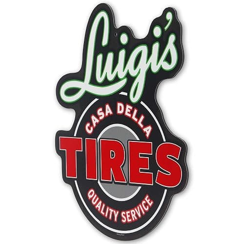 Disney Pixar Cars Luigi's Casa Della Tires Metal Wall Sign | Fun Cars Decoration for Kids' Bedroom or Garage thumbnail 4