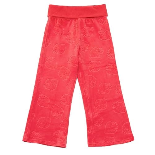 Strawberry Shortcake Velour Zip Up Hoodie and Flare Pants Outfit Set Toddler to Big Kid Sizes (4T - 10-12) thumbnail 3