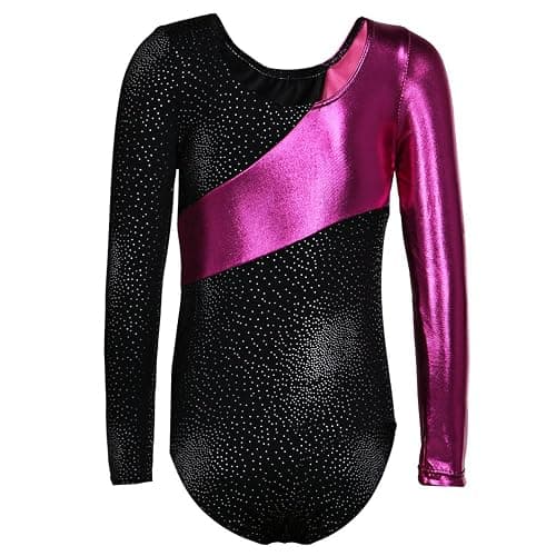 DAXIANG Long Sleeve Gymnastics Leotards for Girls Gymnastics Ballet Outfit Dance Leotard for Kids Girls Toddler 2-14 Years thumbnail 2