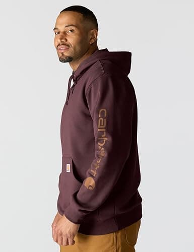 Carhartt Men's Loose Fit Midweight Logo Sleeve Graphic Sweatshirt thumbnail 2