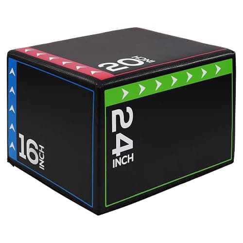 BalanceFrom 3-in-1 Foam Plyometric Jump Box for Home Gym with Multiple Height Options – Versatile Plyo with Non-Slip Surface for Strength, HIIT, Step-Ups, and Agility Training thumbnail 7