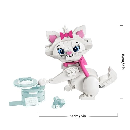 LEGO | Disney Adorabile Minou de Gli Aristogatti - Gatto Giocattolo con Accessori, incluso un Fiocco in Tessuto - Decorazione per la Camera da Letto - Regalo per Bambine e Fan da 7 Anni in su - 43286 thumbnail 3