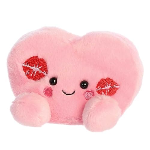 Aurora® Adorable Palm Pals™ Kinsley Kisses Heart™ Stuffed Animal - Fun Collectible Plush for Kids and Adult Collectors - Perfect for Decorating Rooms and Birthday Gifts - Pink 5 Inches thumbnail 5