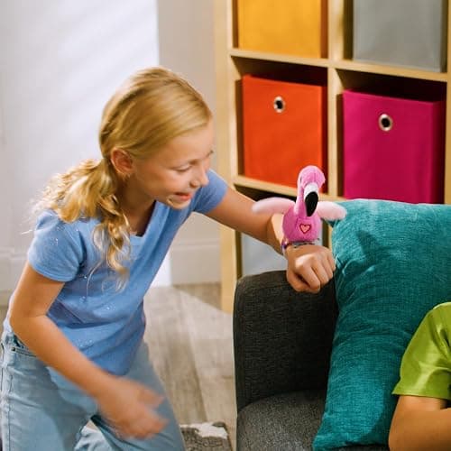 Happy Yappers: Birds 2 Pack - Toucan & Flamingo - Slap Bracelet Interactive Plush Toy Birds, They Chat-Sing-Mimic Each Other, Flap Wings, Kids 3+ thumbnail 3